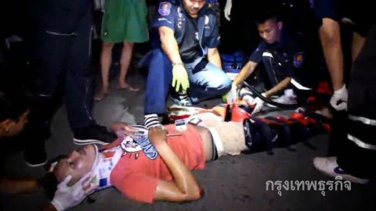 หนุ่มหลอนปีนระเบียงตกชั้น 4 สาหัส