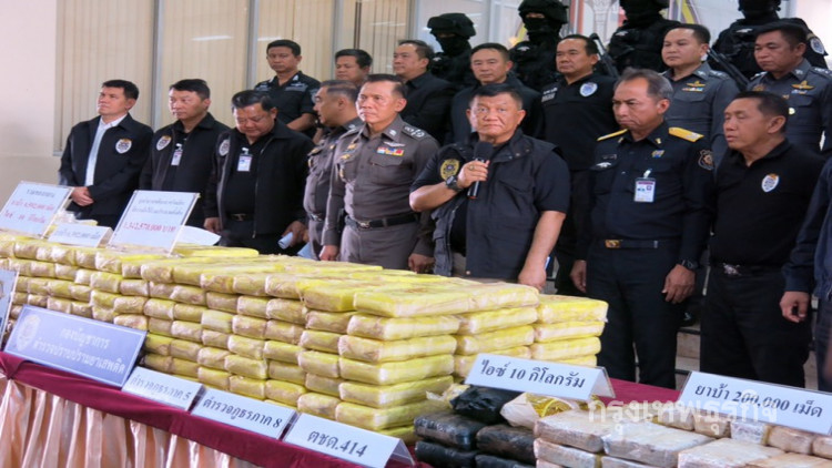 จับยาบ้า6.5ล้านเม็ด ไอซ์อีก10กก.มูลค่า1.3พันล้าน