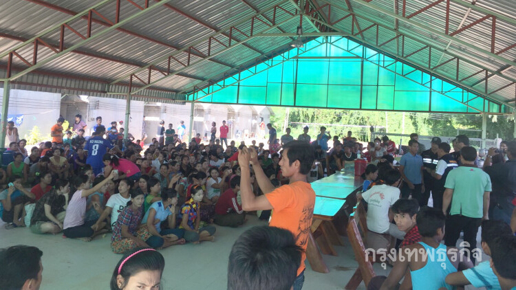 จบด้วยดี! แรงงานชาวเมียนมากว่า300คน เข้าทำงานตามปกติแล้ว