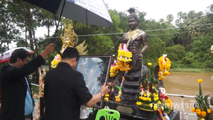 ปลูกต้นชะโนด 134 ต้นทดแทนต้นเก่าข้างมะเดื่อยักษ์ป่าคำชะโนด