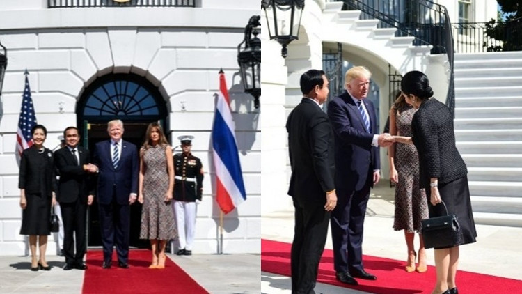 ไม่สนพรมแดง ย้ำยืนตระหง่านทำเนียบขาว ถือให้เกียรติไทย