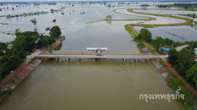 น้ำท่วมบางระกำปีนี้ต่ำกว่าปี 54