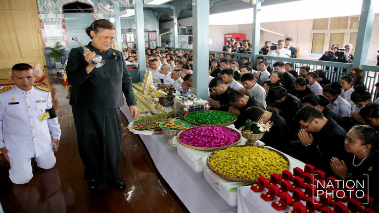 พิธีบวงสรวงสังเวย การจัดทำเครื่องสด ประดับพระจิตกาธาน