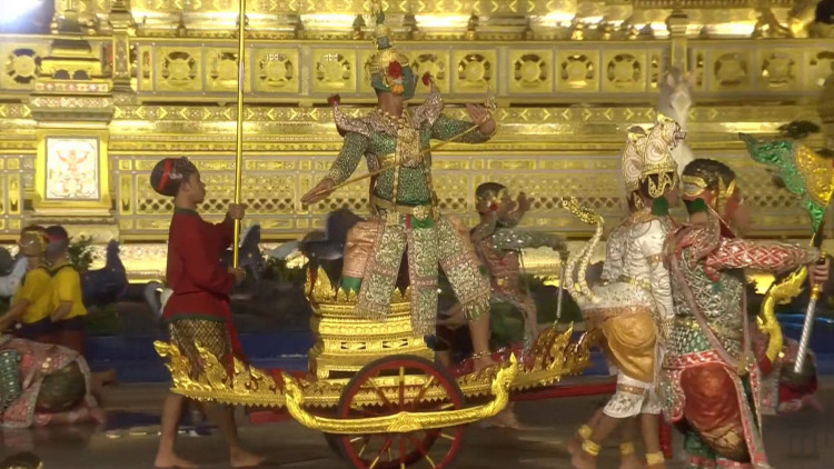 ยิ่งใหญ่! โขนหน้าไฟพระราชพิธีถวายพระเพลิงพระบรมศพ