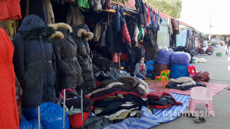 เชียงรายอุณหภูมิลด 'เสื้อกันหนาว' ขายดี