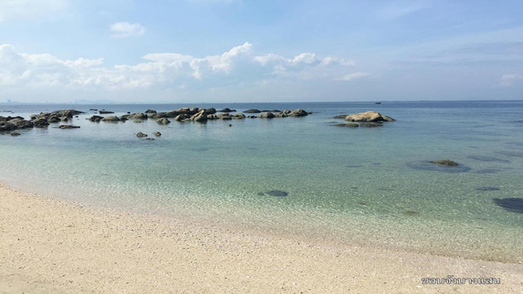 สุดทึ่ง! ทะเลบางแสนน้ำใสแทบไม่เชื่อสายตา