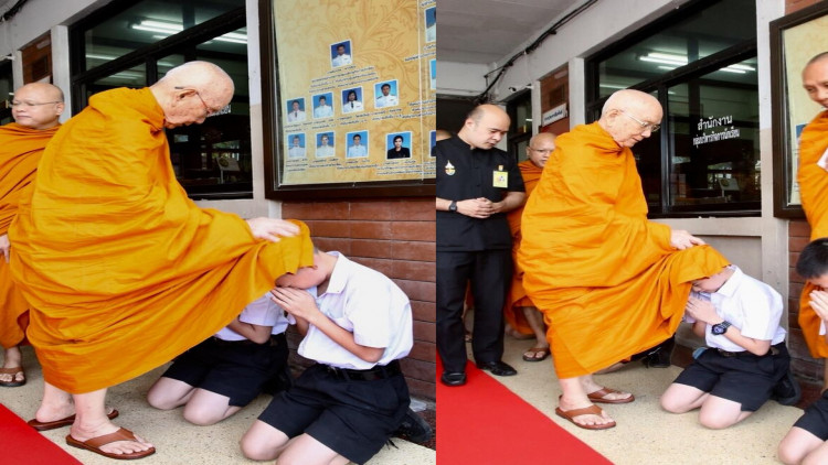 'สมเด็จพระสังฆราช'เสด็จร.ร.วัดราชบพิธ ประทานพระโอวาทนักเรียน