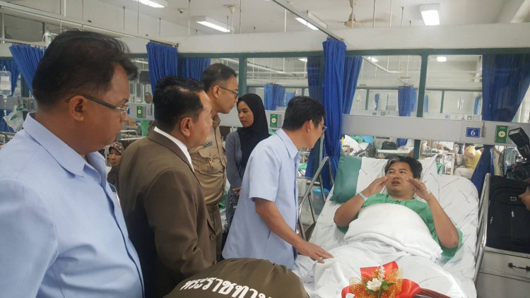 กำชับรพ.ยะลาดูแลผู้บาดเจ็บ23ราย จากเหตุระเบิดอย่างเต็มที่