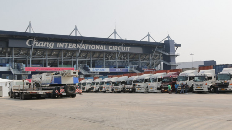 สุดยอดรถแข่ง“โมโตจีพี”ส่งถึงบุรีรัมย์แล้ว