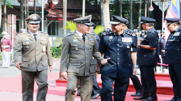 'จักรทิพย์'ต้อนรับผบ.ตร.มาเลย์ สานสัมพันธ์ฟุตบอลประเพณี