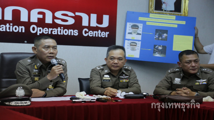 แค่ขับรถปาดหน้า! จับหนุ่มเก๋งบีเอ็มฯสาดกระสุน คู่กรณีขี่จยย.ดับ2ศพ