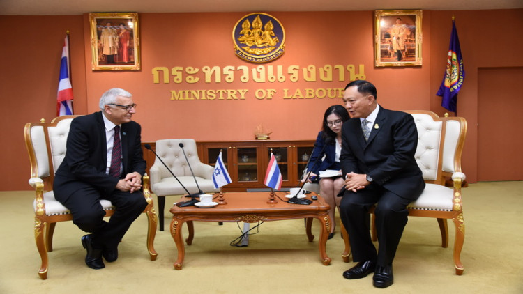 ‘อดุลย์’ หารืออิสราเอล ส่งแรงงานไทยไปทำงานเพิ่มกว่า 5 พันคน