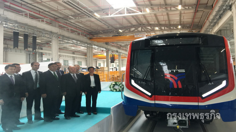 'บีทีเอส' รับมอบรถไฟฟ้าล๊อตใหม่ จุคนเพิ่ม-ทันสมัย-ประหยัดพลังงาน