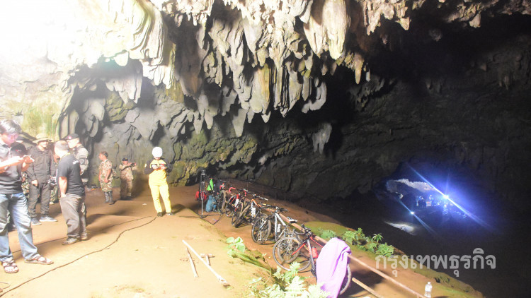 คืบหน้าช่วย 13 ชีวิตในถ้ำหลวง หน่วยซีลใกล้ถึงเนินพัทยา