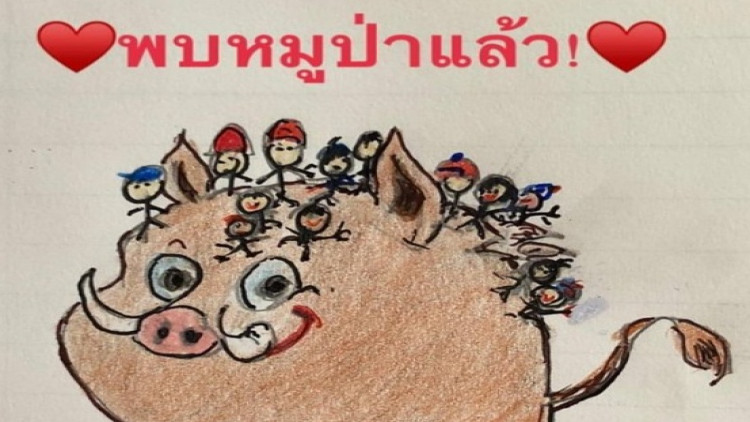 'ทูลกระหม่อมหญิงอุบลรัตน์ฯ' ทรงโพสท์ไอจีดีใจพบหมูป่าแล้ว
