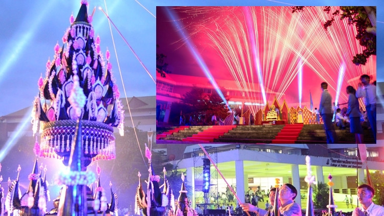 'บายศรีมีมนต์ขลัง' สู่ขวัญ 'น้องใหม่' ยิ่งใหญ่สุดประทับใจ