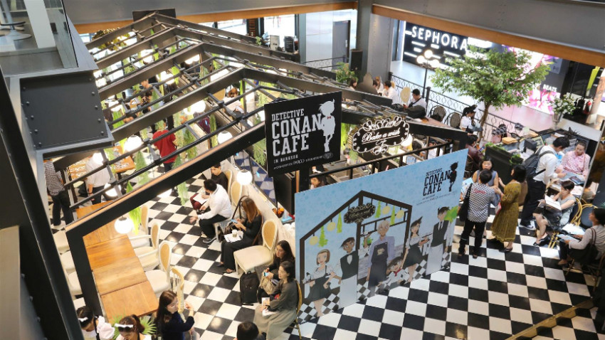 คาเฟ่ยอดนักสืบโคนัน เปิดแล้วที่สยามเซ็นเตอร์