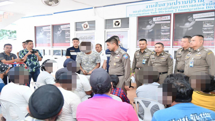สนธิกำลังค้น307จุดทั่วปท. จับชาวตปท.528รายทำผิดกม.