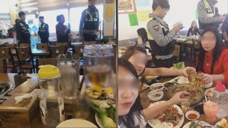 ตม.เกาหลีรวบ 9 ผีน้อยไทย ขณะนั่งกินหมูกระทะ