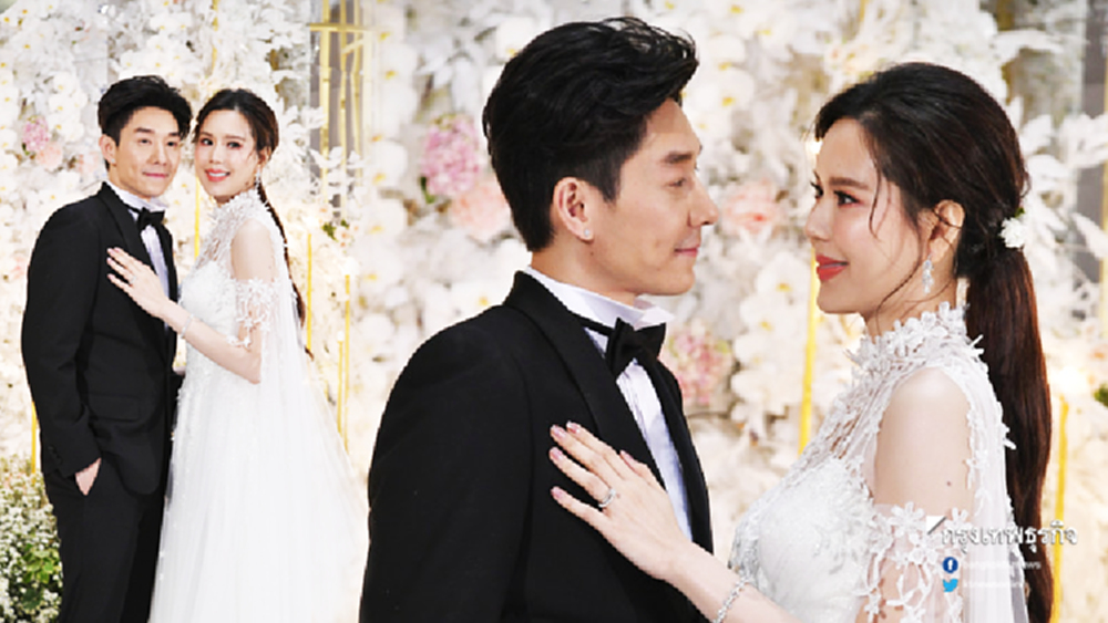 เผยภาพสุดหวาน! งานแต่ง 'บอย-เจี๊ยบ'