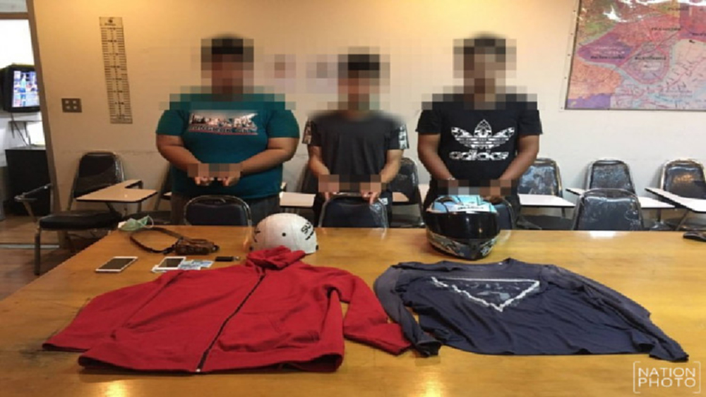 สืบ 5 โชว์รวบก๊วนโจ๋แก๊ง 'ฮู้ดแดง' ตระเวนกระชากกระเป๋า ก่อเหตุนับ 10 ครั้ง