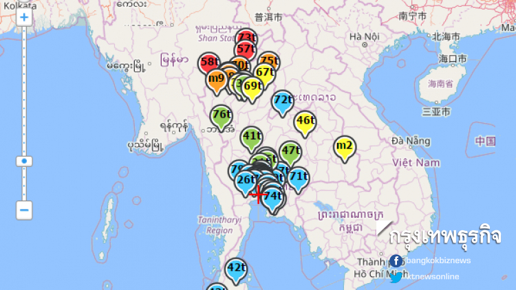 6 จังหวัดเหนือ เช้านี้ฝุ่นพิษ PM2.5 เกินมาตรฐาน