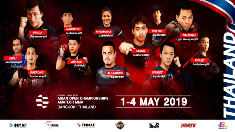 "MMA"สมัครเล่นชิงแชมป์ภูมิภาคเอเชียในไทยครั้งแรก