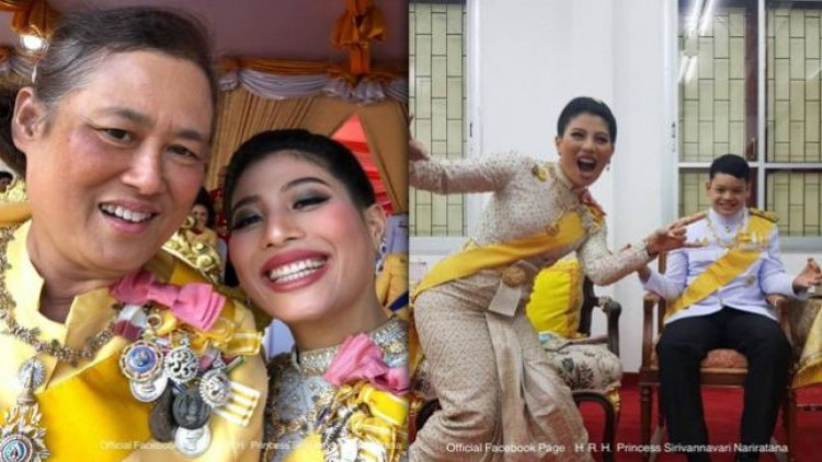 เจ้าฟ้าสิริวัณณวรีฯ ทรงโพสท์พระรูปเซลฟี่กับสมเด็จพระเทพฯ 