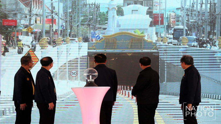 นายกฯ เปิดอุโมงค์ทางลอดห้าแยกฉลอง จ.ภูเก็ต แก้ปัญหาจราจร