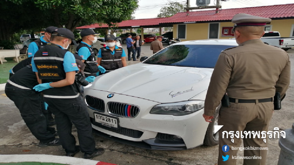 รอง ผบตร.เยี่ยม 'หมวดเบนซ์' หลังถูกเสี่ยบีเอ็มขับรถชน 