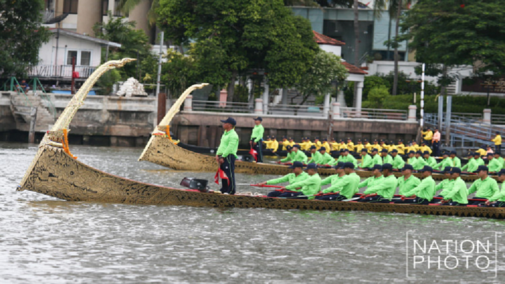 ฝึกซ้อมขบวนเรือพระราชพิธี เต็มรูปแบบ