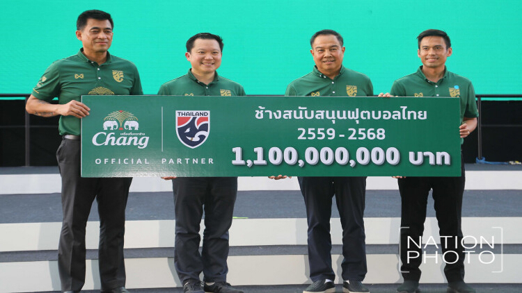 ไทยเบฟฯ หนุนส.บอลไทย 1,100 ล้าน