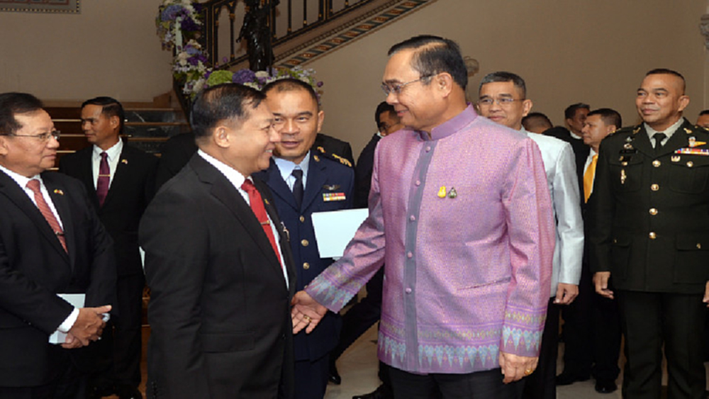 ผบ.ทหารสูงสุดเมียนมา พบ 'ประยุทธ์' หารือแก้ปัญหายาเสพติด