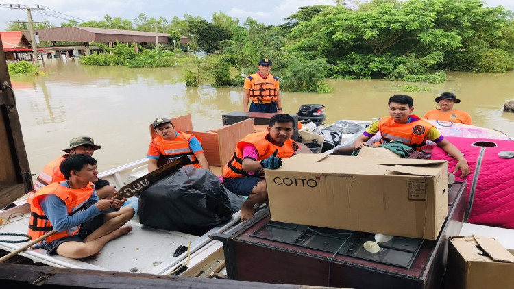 น้ำท่วมขัง 5 จังหวัดอีสาน อพยพปชช. 28,665 คน