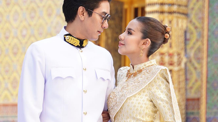 'ใบเตย-แมน' เผยสิริมงคลสูงสุด รับประทานน้ำสังข์