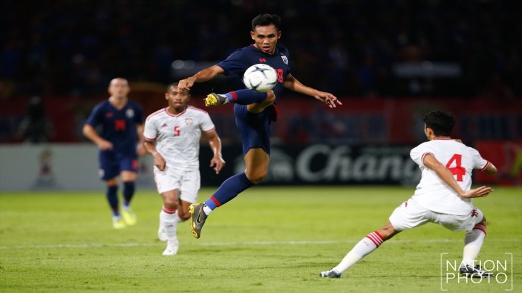 ไทยเปิดบ้านเฉือนยูเออี 2-1 ขึ้นนำจ่าฝูงกลุ่ม