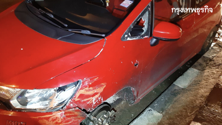 จับแล้วคนร้ายซิ่งแจ๊สแหกด่านยิงต่อสู้ตร.