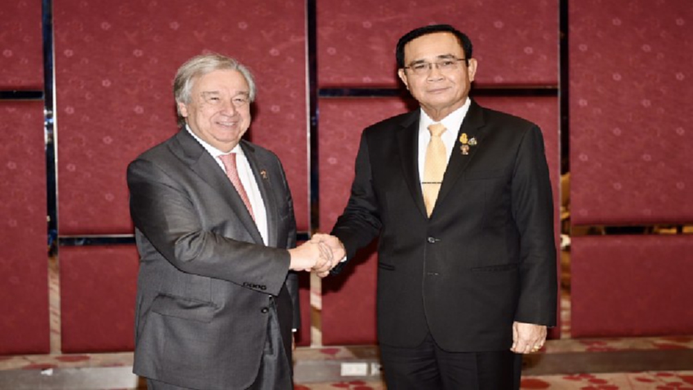 'นายกฯ' หารือ 'เลขาฯยูเอ็น' ย้ำไทยต้าน 'ค้ามนุษย์'