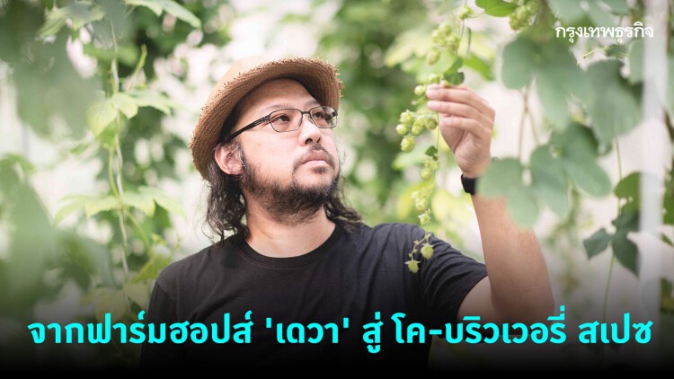จากฟาร์มฮอปส์ 'เดวา' สู่ โค-บริวเวอรี่ สเปซ