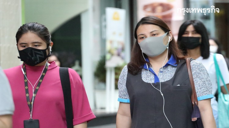 เตือนหน้าหนาว ค่าฝุ่นสูง แนะปชช.สวมหน้ากากอนามัยป้องกัน