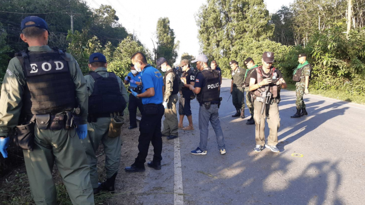 วางระเบิดรถตำรวจสภ.เทพา ตำรวจเจ็บ 5 นาย