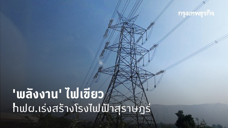'พลังงาน' ไฟเขียว กฟผ.เร่งสร้างโรงไฟฟ้าสุราษฎร์