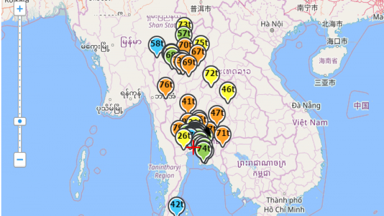 15 พื้นที่ทั่วไทย มีฝุ่นพิษ PM2.5 เกินมาตรฐาน