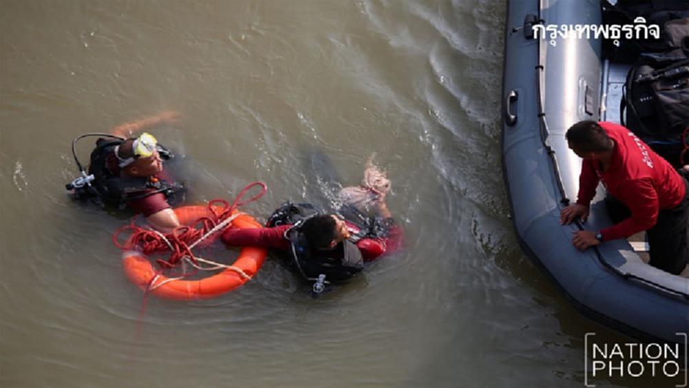 ภาพชุดนักประดาน้ำงมหาของกลาง คดีชิงทอง