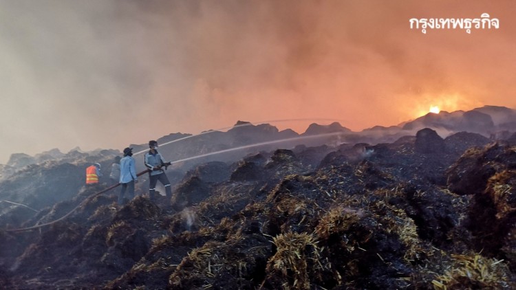 เกิดเหตุไฟไหม้โรงงานไฟฟ้า จ.กาฬสินธุ์ เร่งคุมเพลิงไม่ให้ลุกลาม