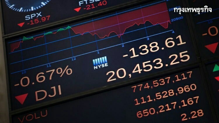วอลล์สตรีทใช้ Circuit Breaker หลังดาวโจนส์ดิ่งเหว 7.2%
