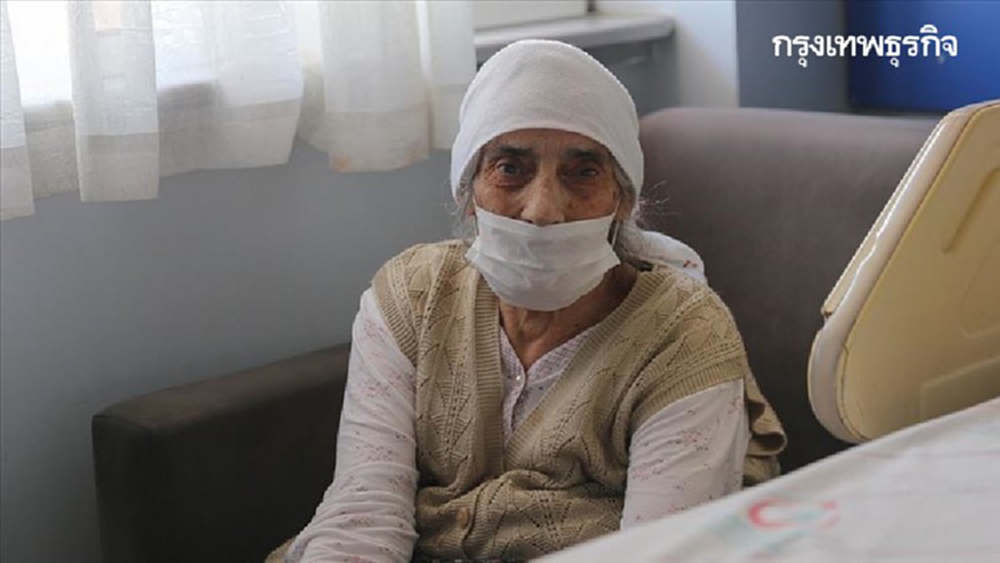 ทวดตุรกี 107 ปี หายโควิด-19 กลับบ้านแล้ว