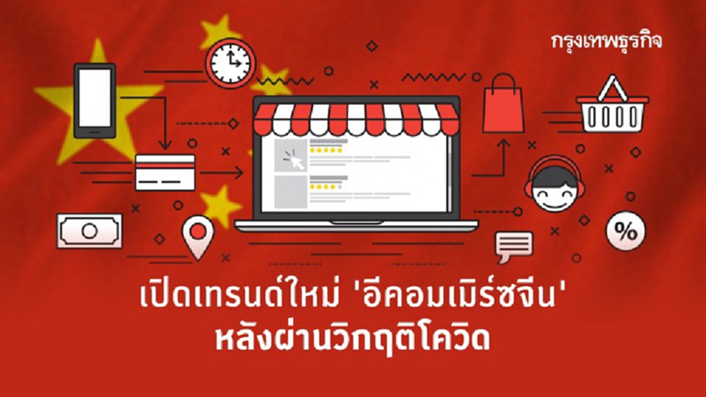 เทรนด์ใหม่ 'อีคอมเมิร์ซจีน' หลังผ่านวิกฤติไวรัสโคโรน่า