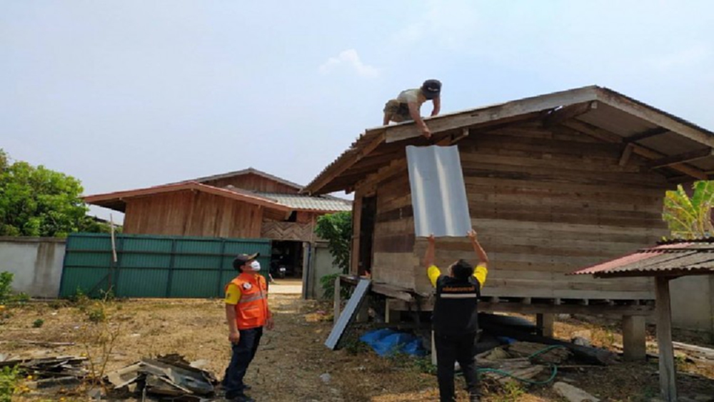 วาตภัยถล่ม 16 จังหวัด บ้านเรือนประชาชน เสียหาย 1,433 หลัง