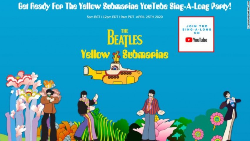 Beatles สตรีมหนัง Yellow Submarine ให้ดูฟรี